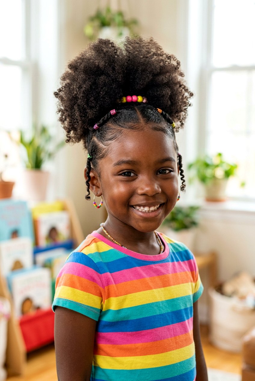 20 Adorable Curly Ponytail for Little Girls Styles to Try