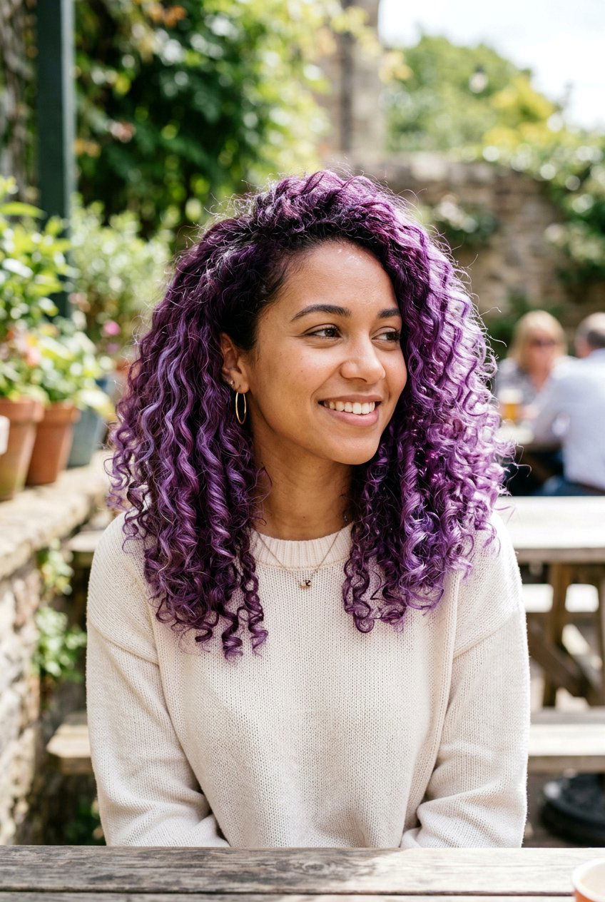 Curly Purple Unicorn Hair Color - 20 unicorn hair color ideas - 20 unicorn hair color ideas