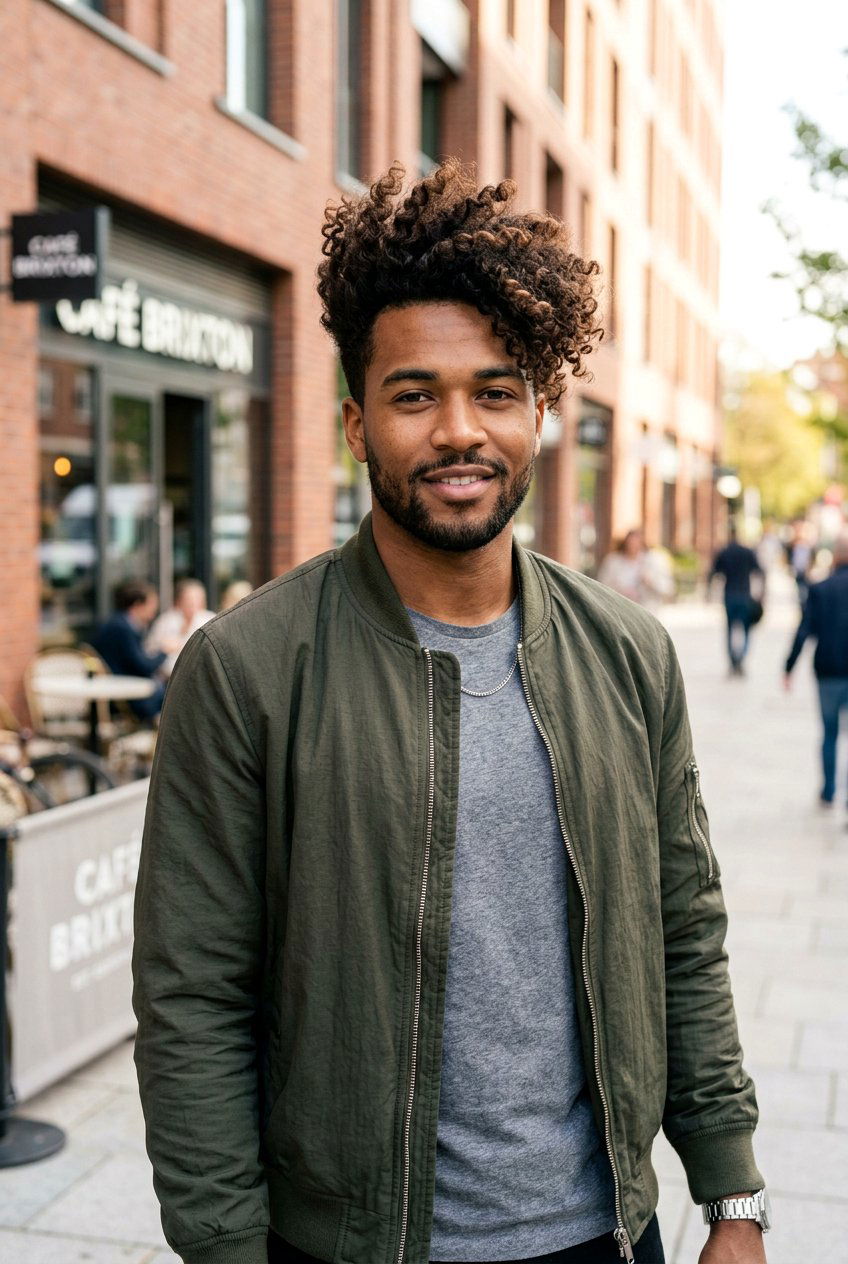 Curly Quiff Men - 20 men haircut for thick curly hair - 20 men haircut for thick curly hair