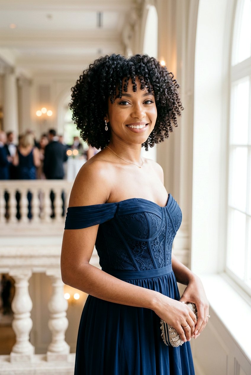 Curly Rounded Bob - 20 homecoming hairstyle for short curly hair - 20 homecoming hairstyle for short curly hair