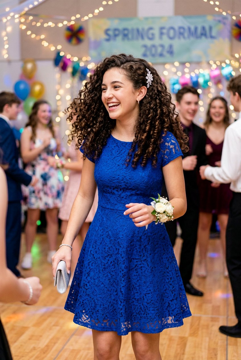 Curly School Dance Hair - 20 school dance hairstyles - 20 school dance hairstyles