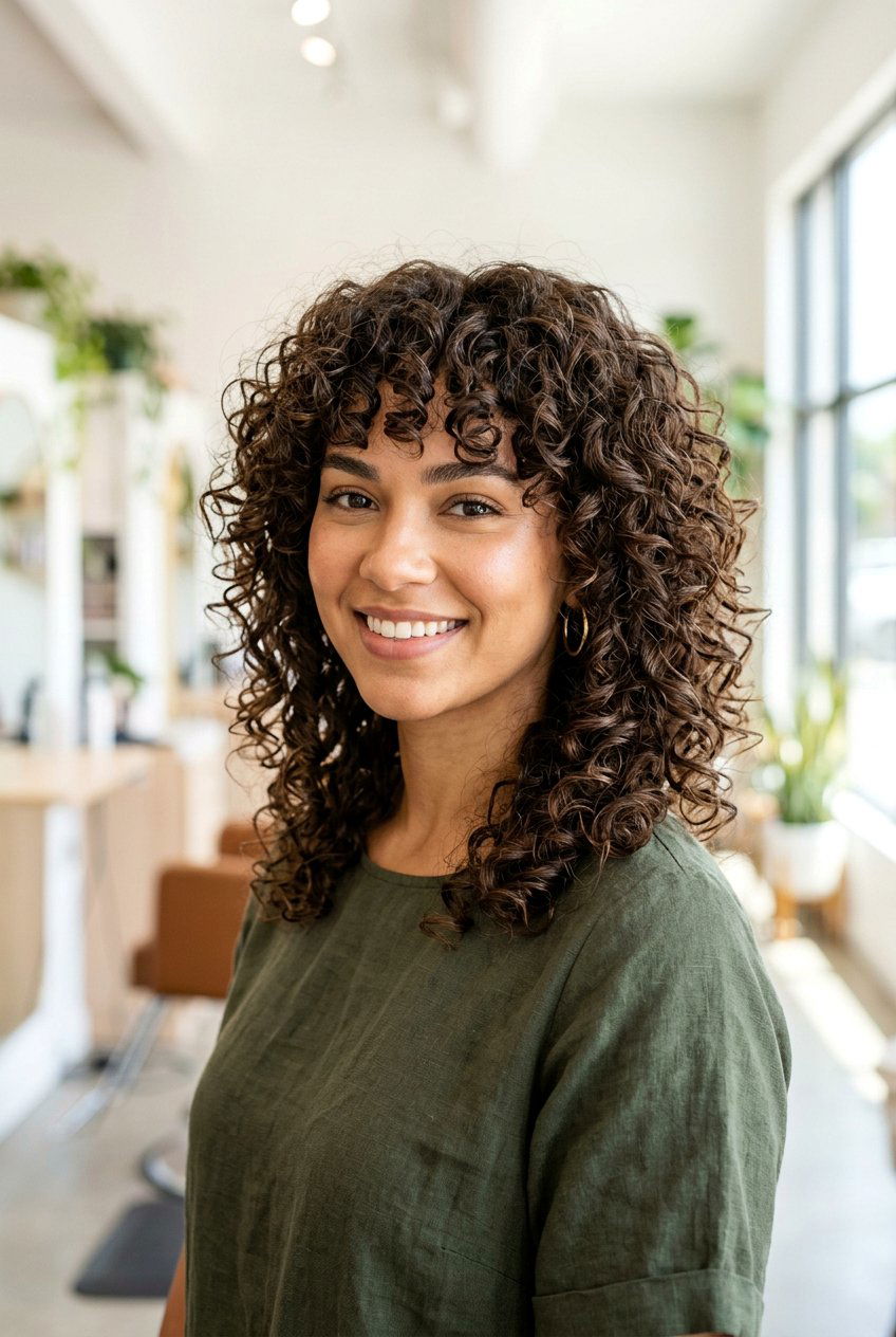 Curly Shag - 20 shag haircuts for women - 20 shag haircuts for women