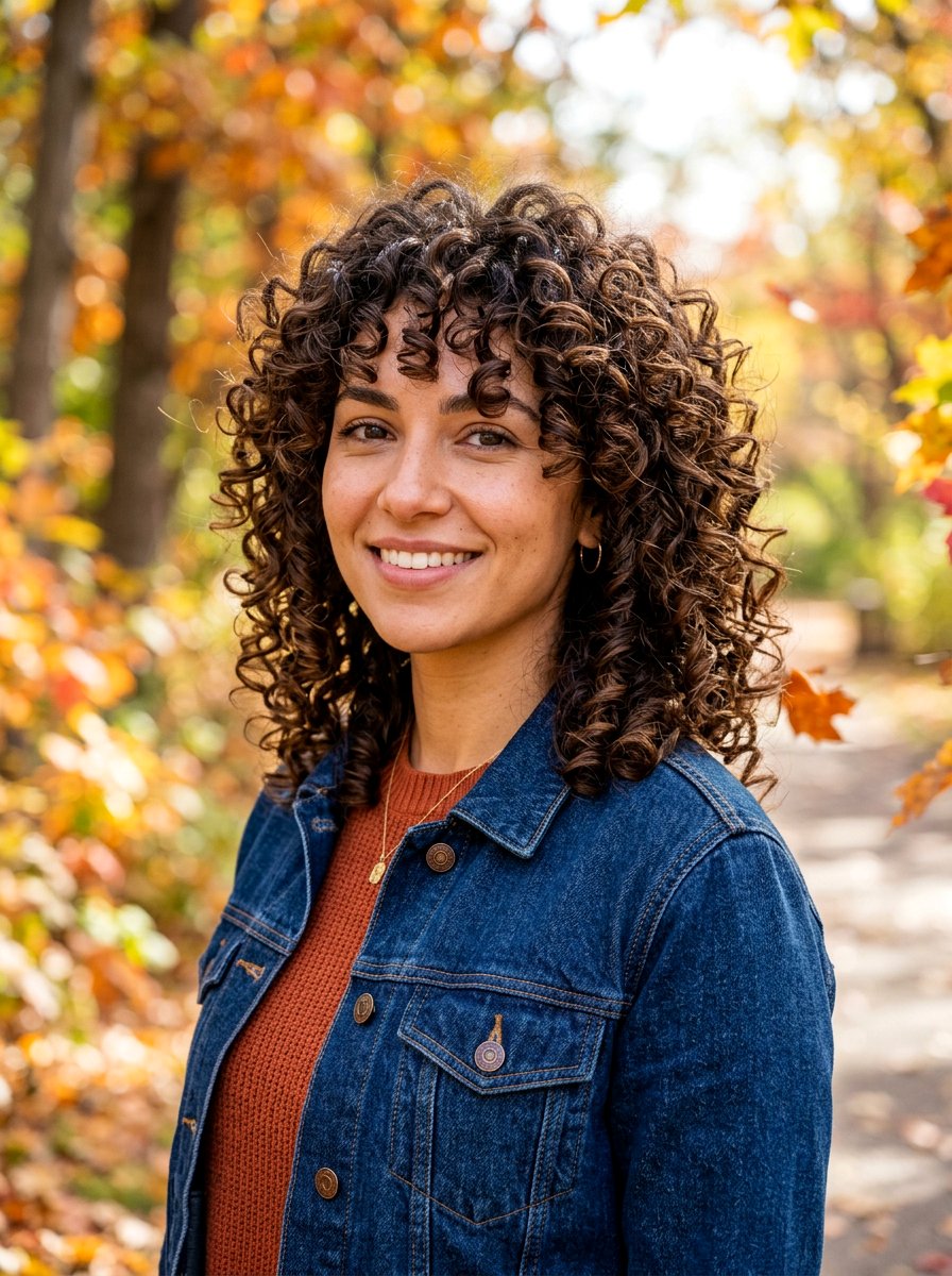 Curly Shag - 20 cute shoulder length haircut ideas - 20 cute shoulder length haircut ideas