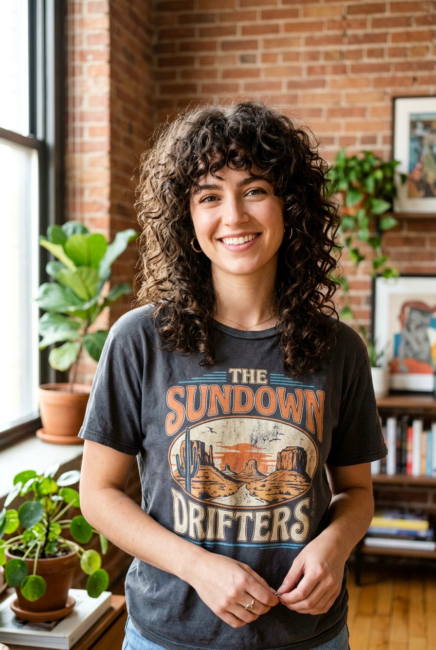 Curly Shag - 20 low maintenance haircut for black women - 20 low maintenance haircut for black women