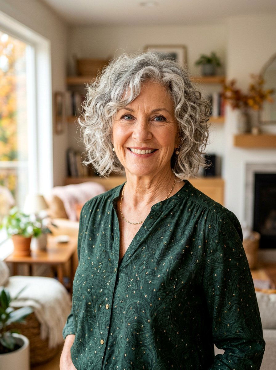 Curly Shag Bob - 20 curly shag haircut for women over 60 - 20 curly shag haircut for women over 60