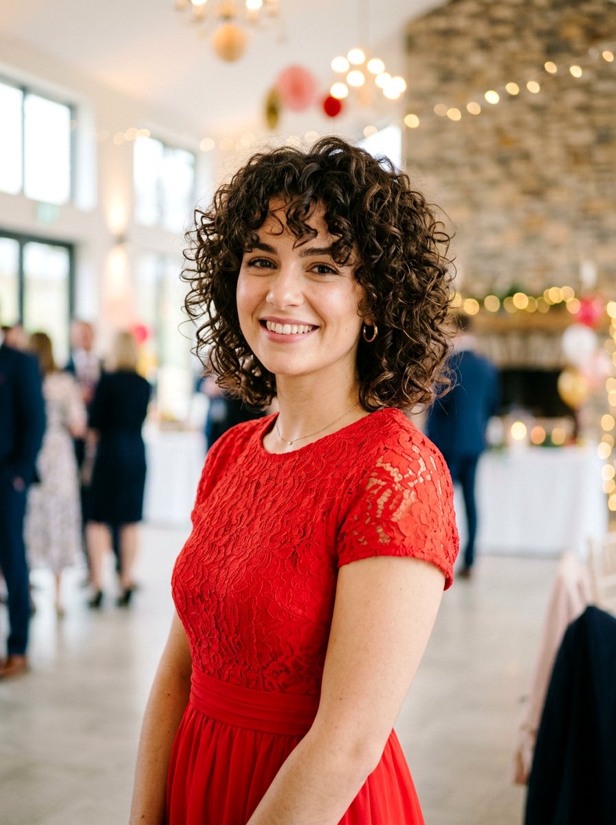 Curly Shag Bob - 20 party hairstyle for red dress - 20 party hairstyle for red dress