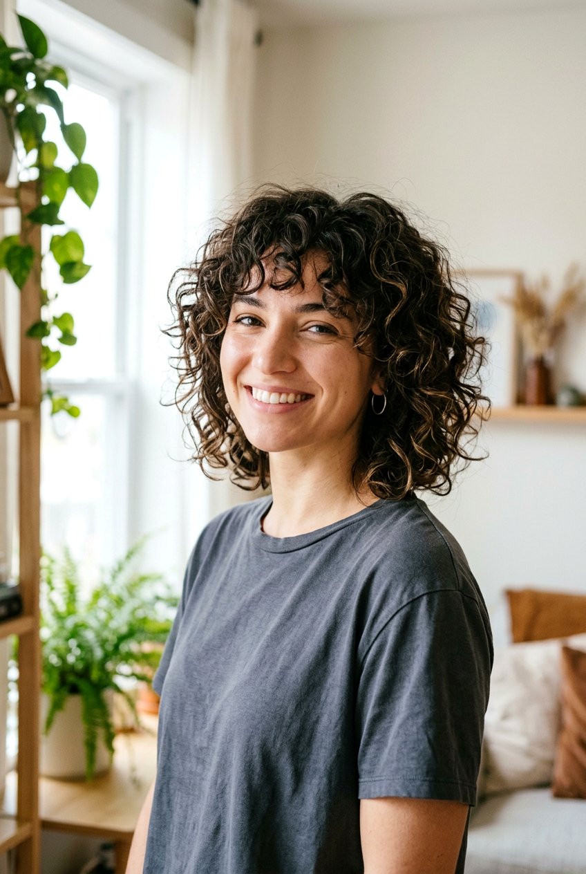 Curly Shag Bob For Low Maintenance - 20 curly shag bob haircut - 20 curly shag bob haircut