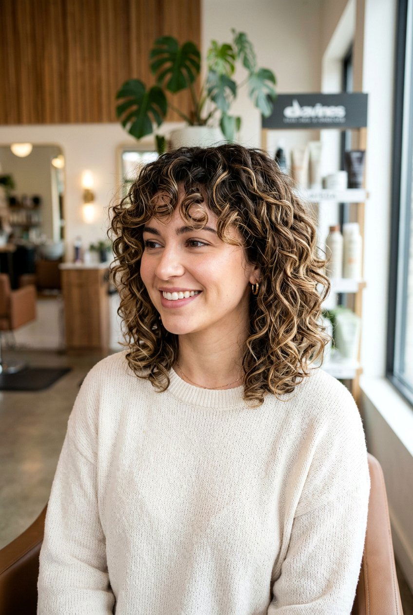 Curly Shag Bob Haircut With Highlights - 20 curly shag bob haircut - 20 curly shag bob haircut