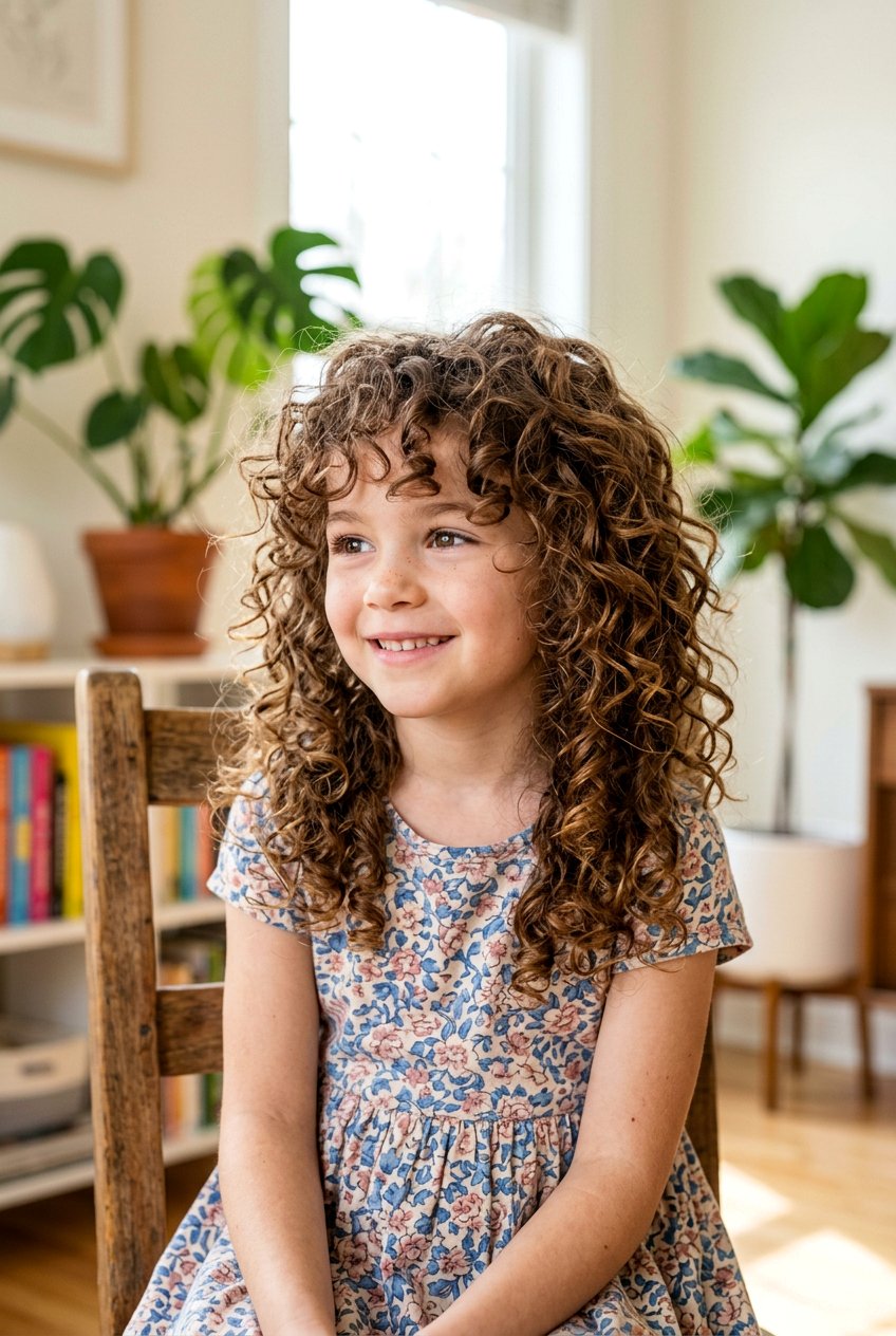 Curly Shag Cut - 20 curly haircut for little girls - 20 curly haircut for little girls