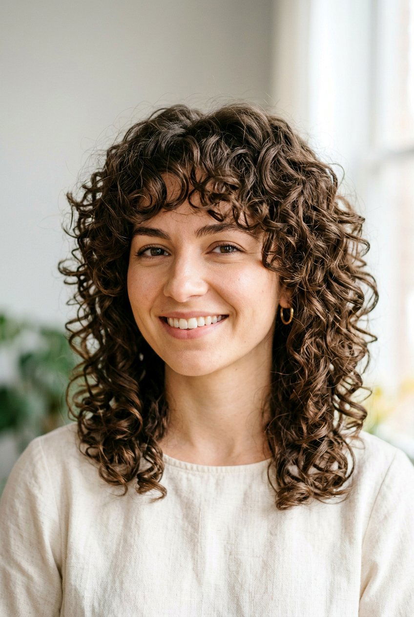 Curly Shag For Oval Face - 20 curly shag haircut - 20 curly shag haircut