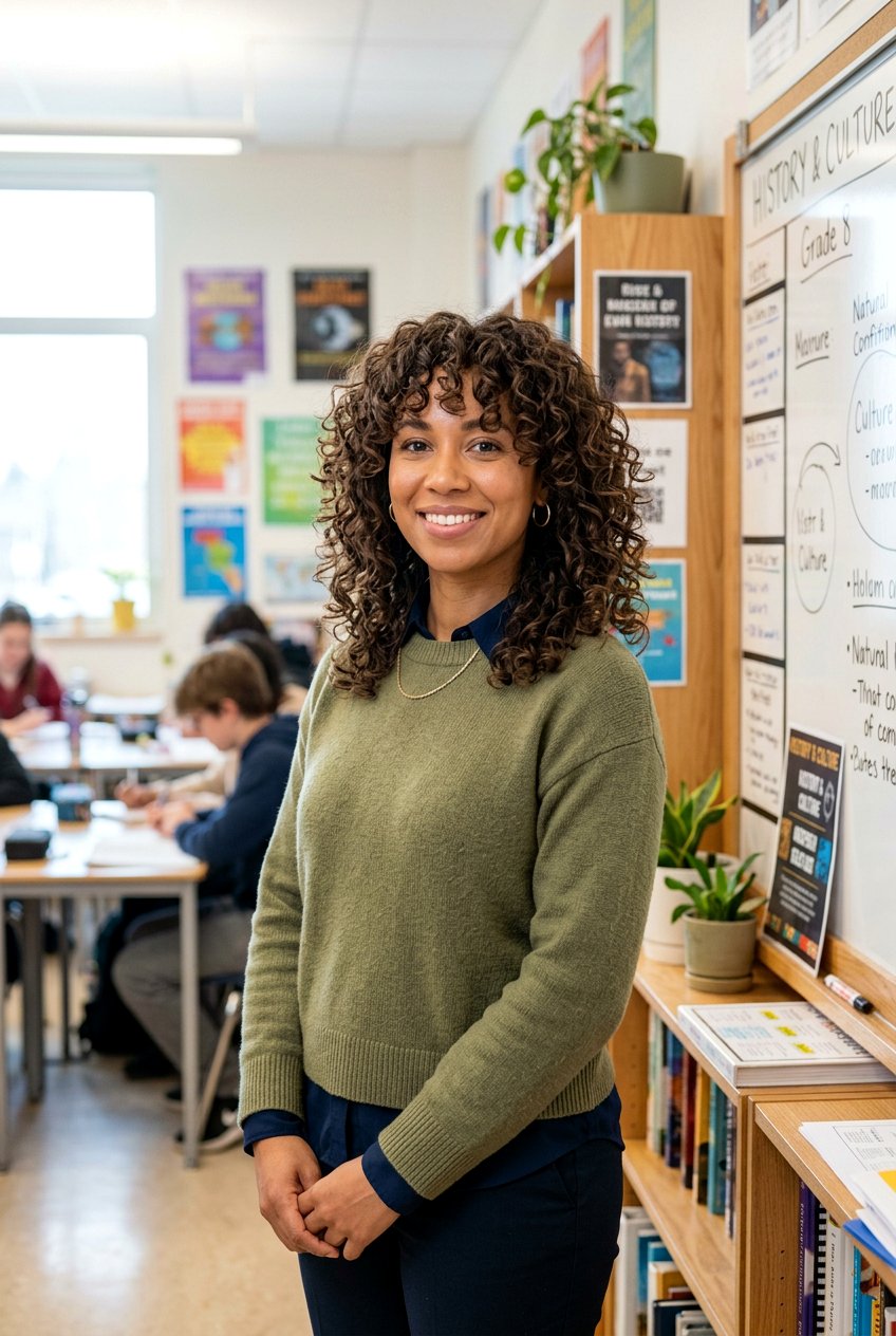 Curly Shag For Teachers - 20 teacher hairstyles for curly hair - 20 teacher hairstyles for curly hair