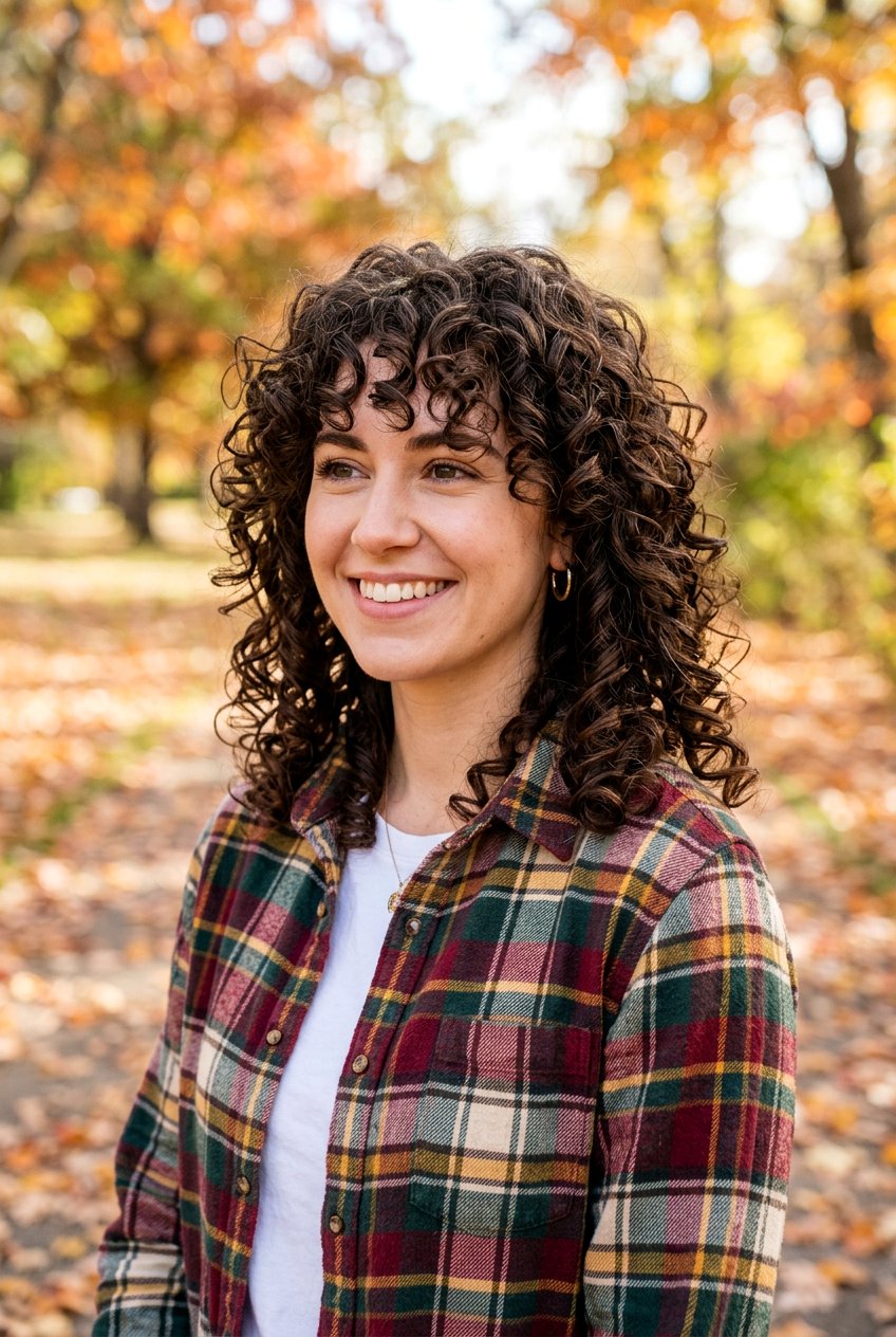 Curly Shag Haircut - 20 low maintenance haircut for college girls - 20 low maintenance haircut for college girls