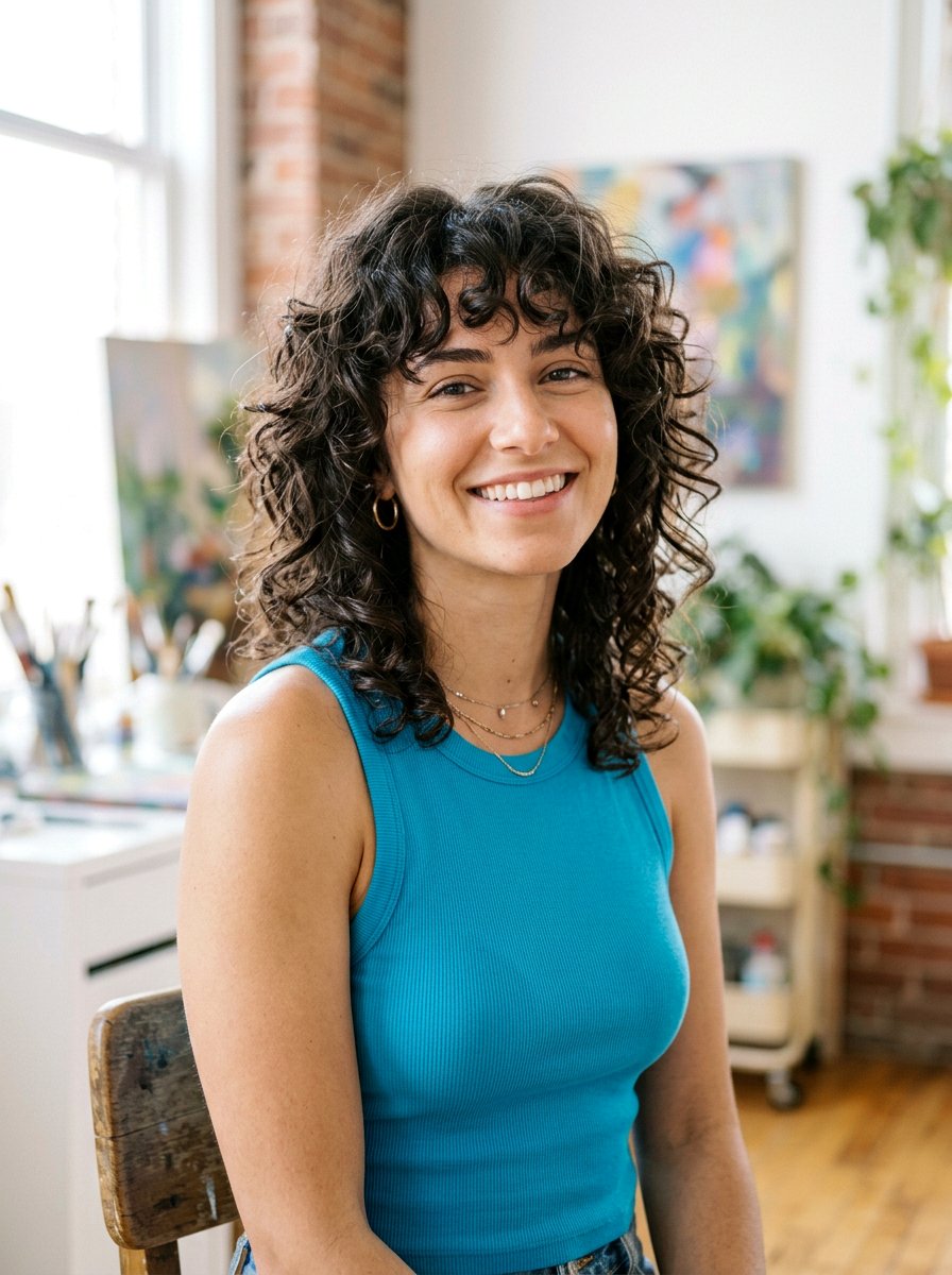 Curly Shag Haircut - 20 roundup haircut and hair color ideas - 20 roundup haircut and hair color ideas