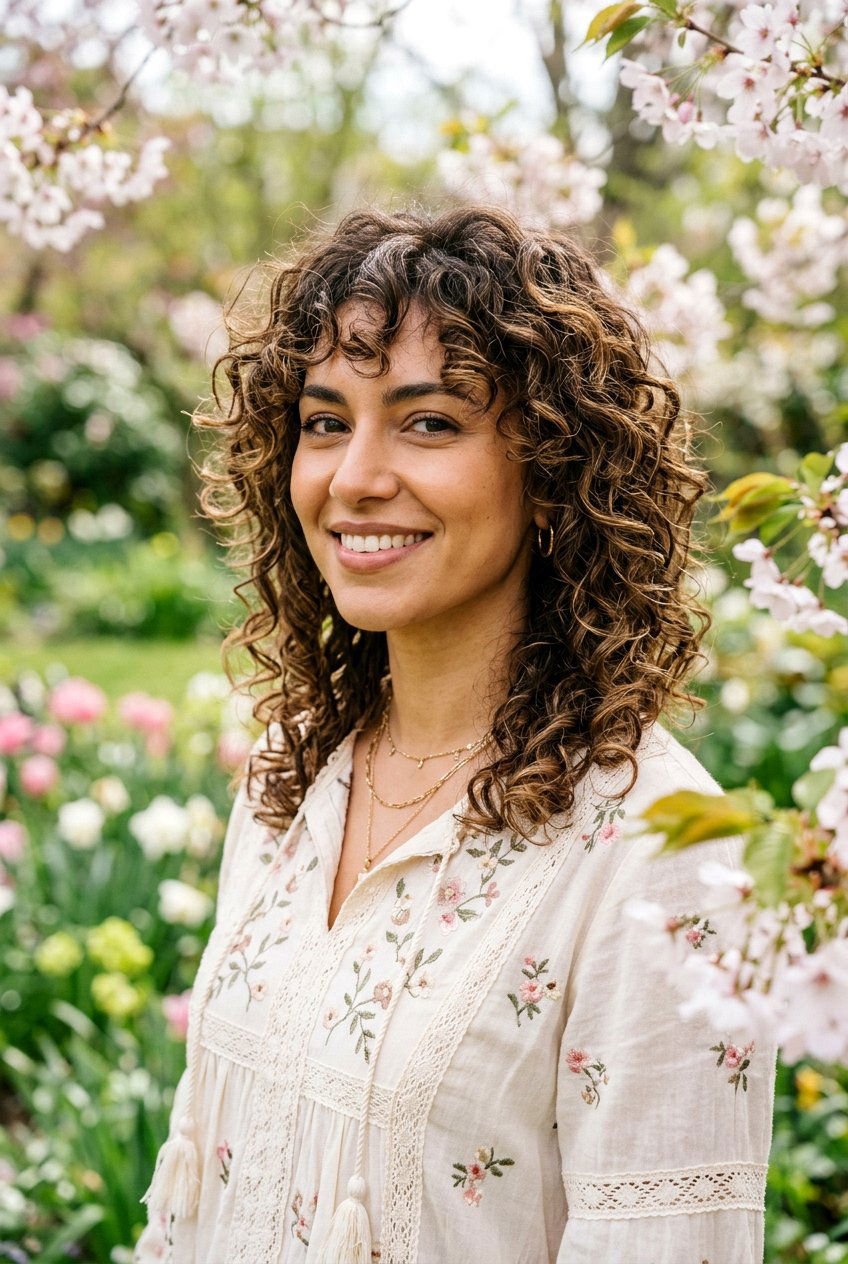 Curly Shag Haircut - 20 fresh spring haircut ideas - 20 fresh spring haircut ideas