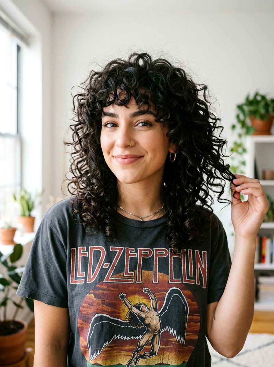 Curly Shag Haircut For Damaged Ends - 20 haircut for heat damaged curls - 20 haircut for heat damaged curls