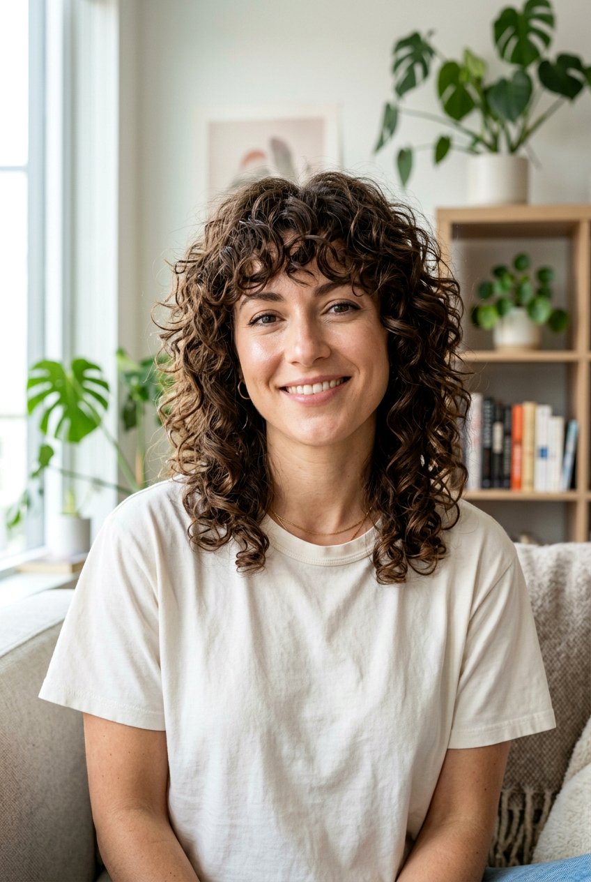 Curly Shag Haircut For Heart Shaped Face - 20 curly haircut for heart shaped face - 20 curly haircut for heart shaped face