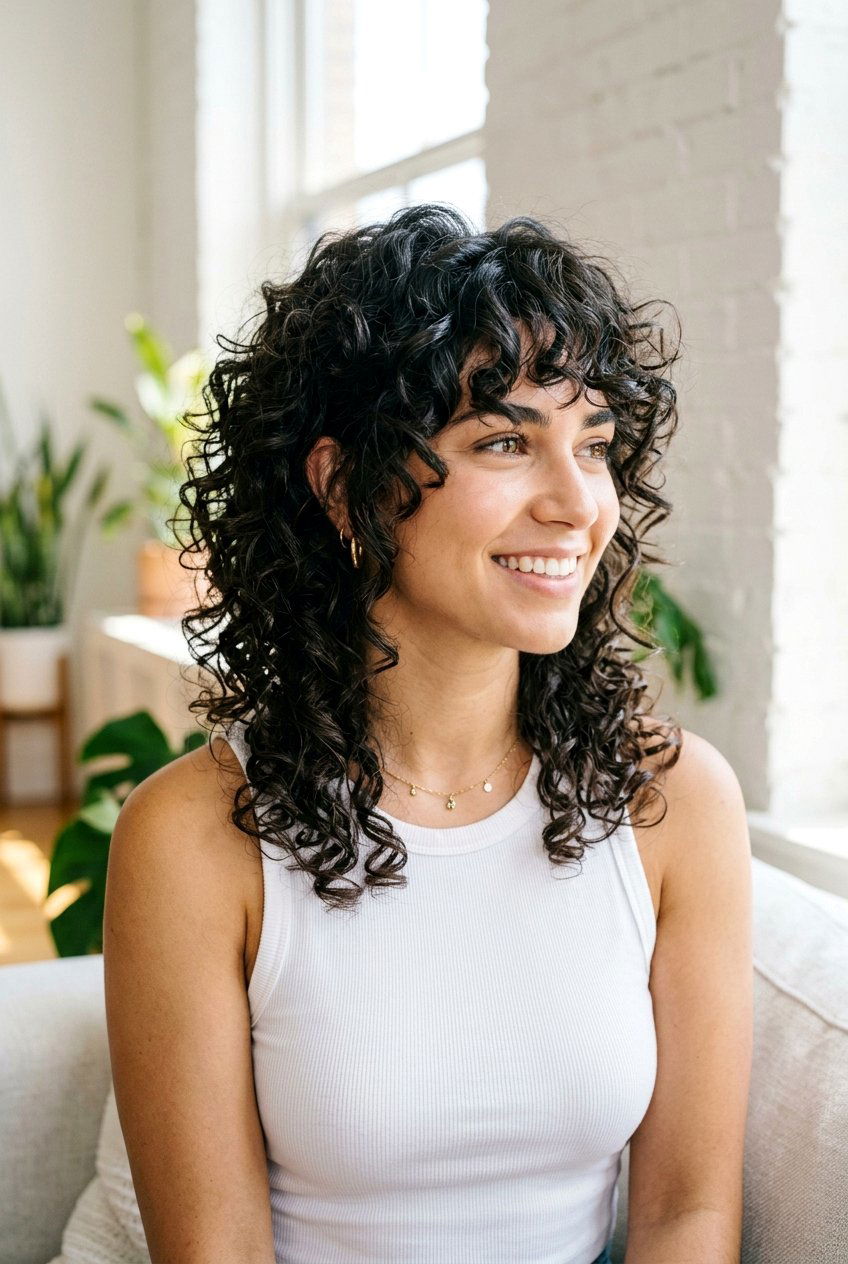 Curly Shag Haircut For Thick Hair - 20 flattering shag for thick hair - 20 flattering shag for thick hair