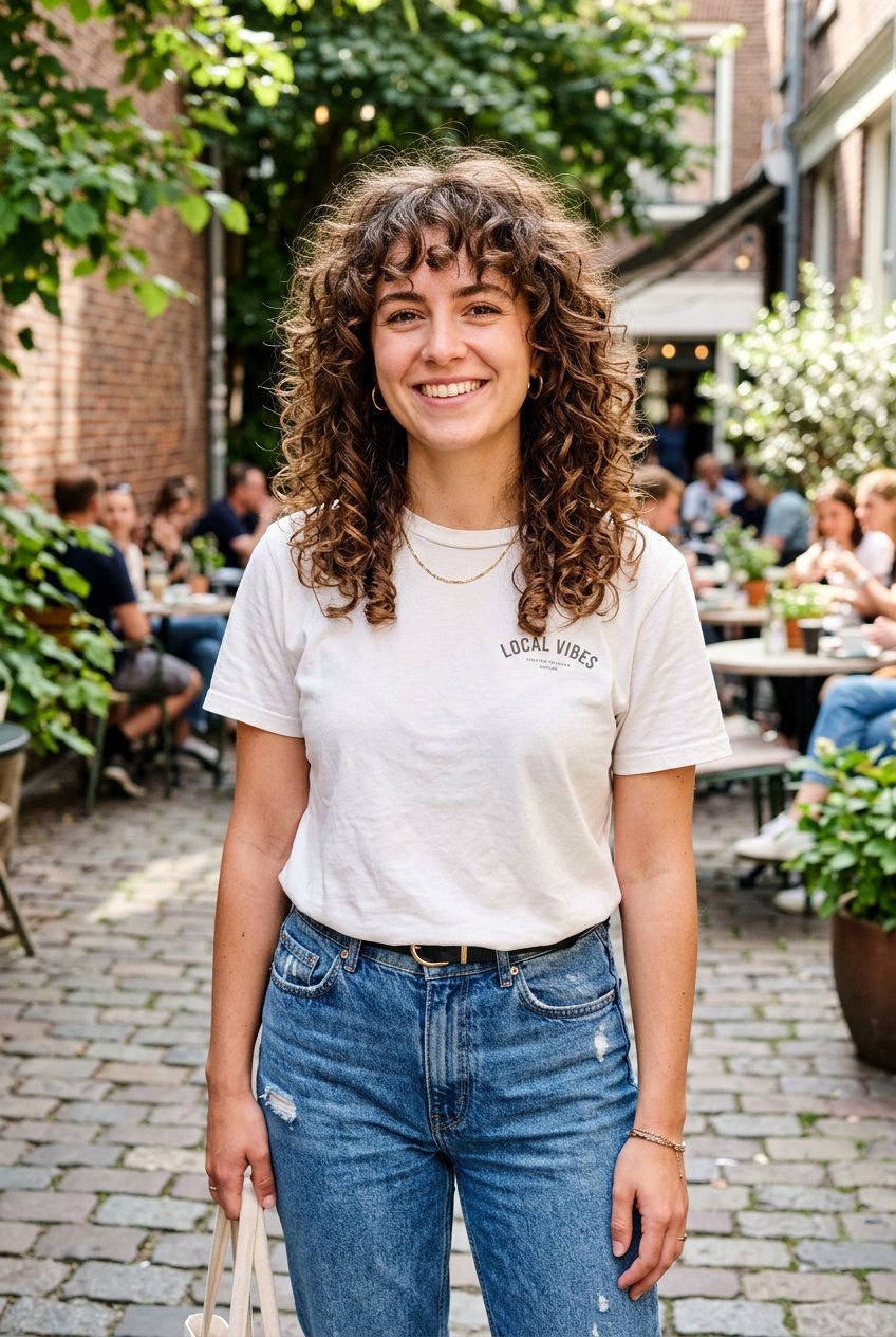 Curly Shag Haircut With Curtain Bangs - 20 curly haircut with curtain bangs - 20 curly haircut with curtain bangs
