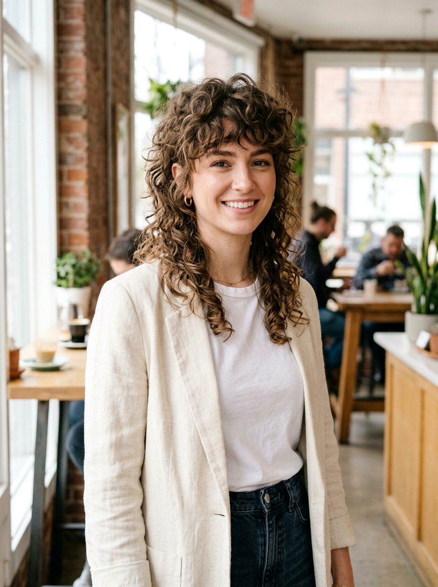 Curly Shag Mullet Haircut - 20 shag mullet haircut women - 20 shag mullet haircut women