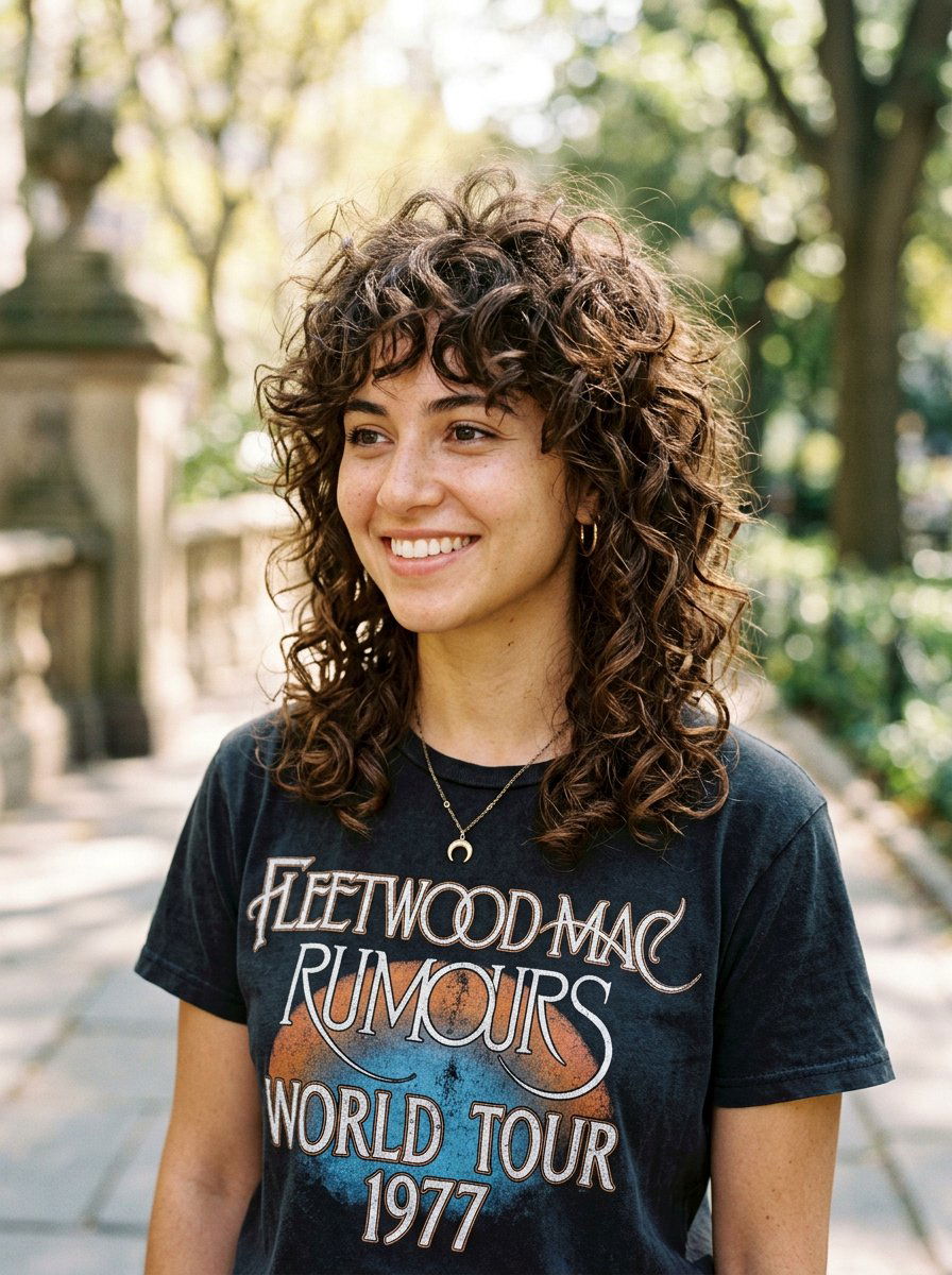 Curly Shag Shoulder Length - 20 polished haircut for curly shoulder length hair - 20 polished haircut for curly shoulder length hair