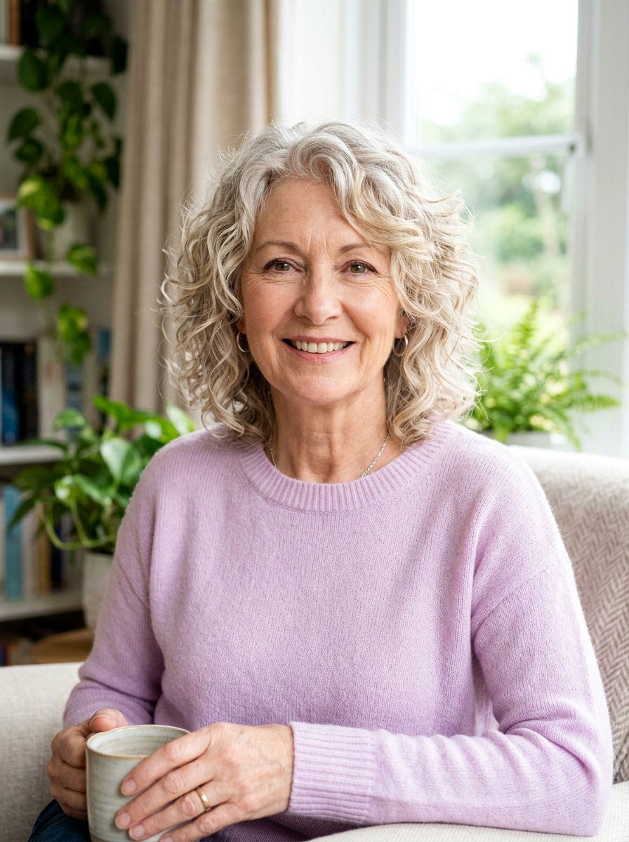 Curly Shag With Feathered Layers - 20 curly shag haircut for women over 60 - 20 curly shag haircut for women over 60