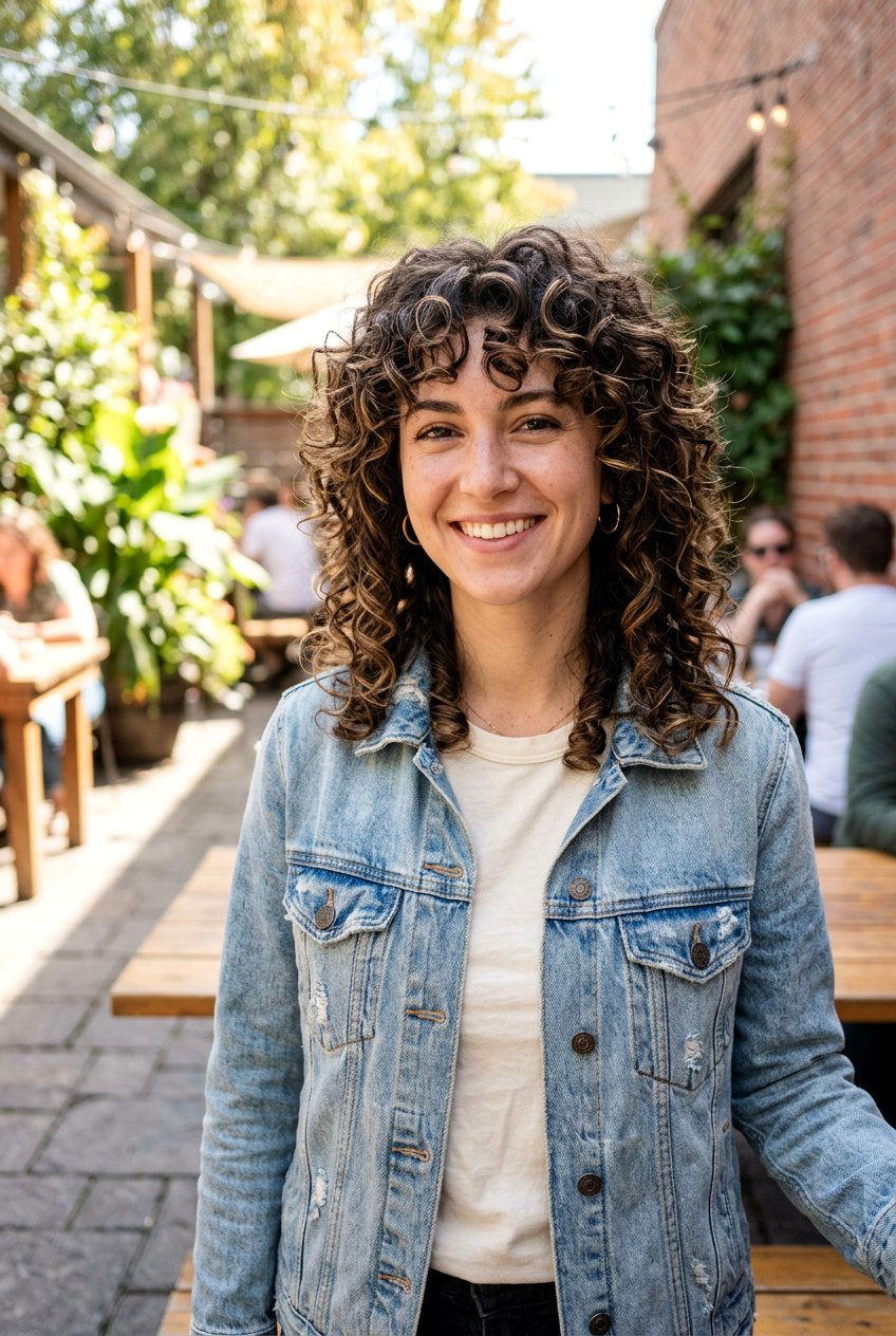 20 Beautiful Curly Layers For Medium Hair Women To Try Now