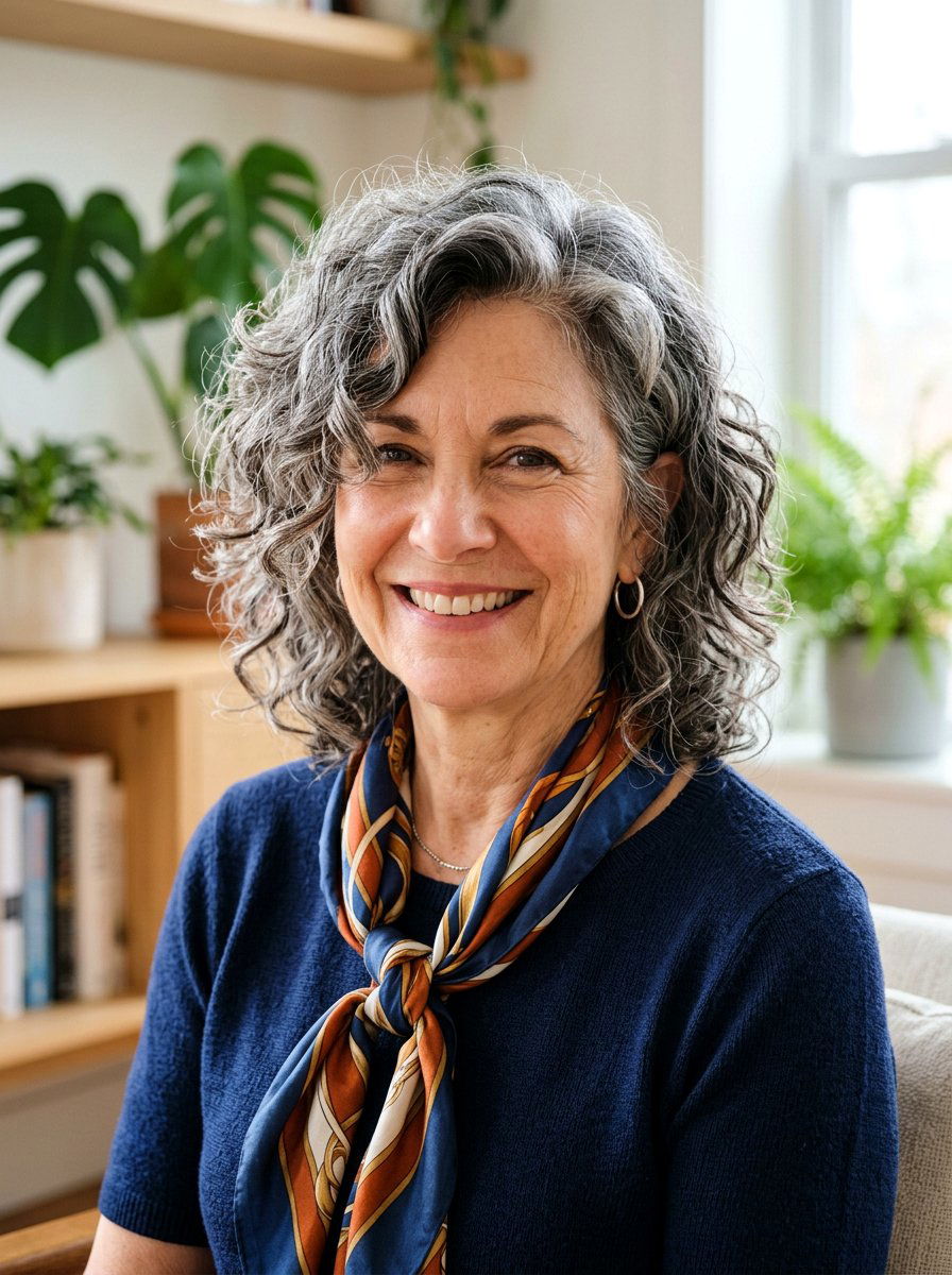 Curly Shag With Side Part - 20 curly shag haircut for women over 60 - 20 curly shag haircut for women over 60