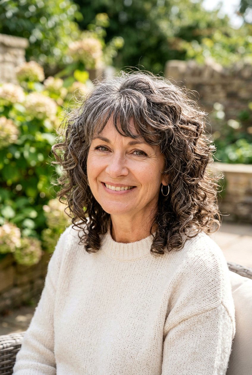 20 Gorgeous Curly Shag for Women Over 50 Hairstyle Ideas