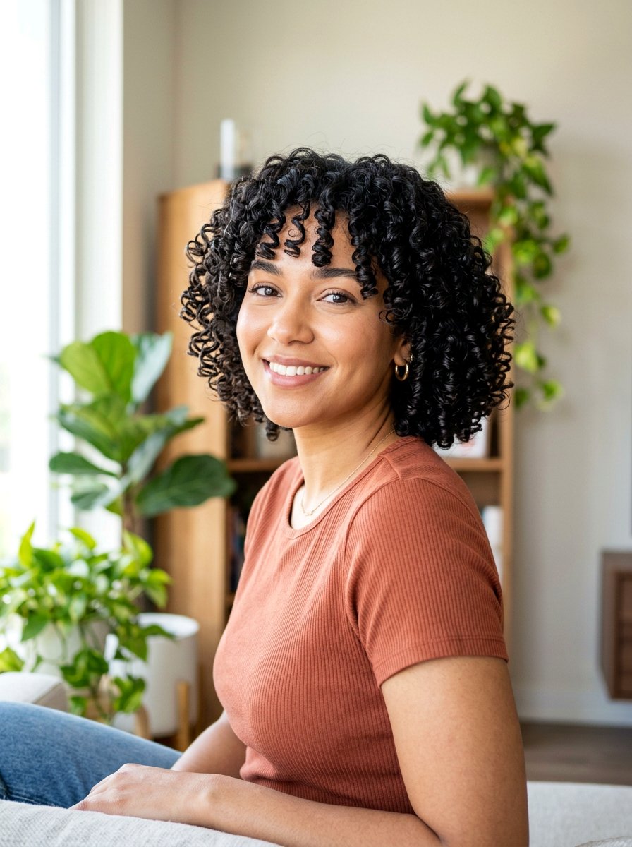 Curly Short Bob - 20 wash and wear short bob haircut - 20 wash and wear short bob haircut