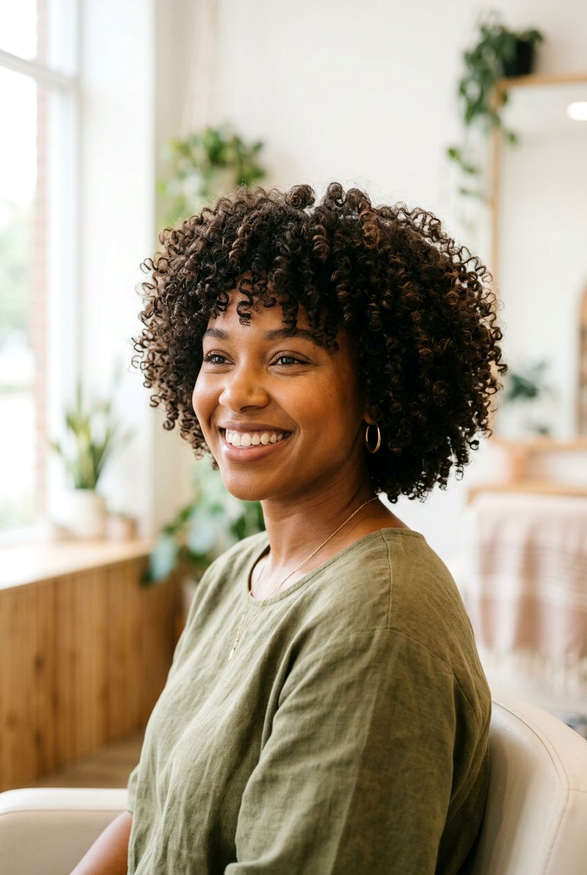 Curly Short Haircut - 20 short hairstyles for thin hair - 20 short hairstyles for thin hair