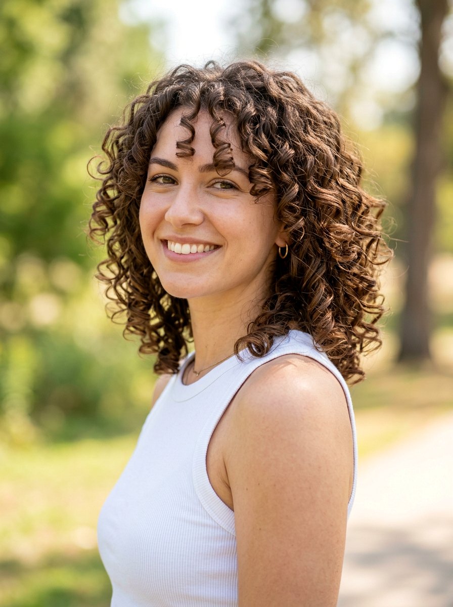 Curly Shoulder Length Bob - 20 shoulder length hairstyle ideas for women - 20 shoulder length hairstyle ideas for women