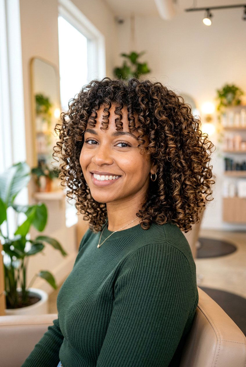 Curly Shoulder Length Layered Haircut - 20 shoulder length layered haircuts - 20 shoulder length layered haircuts