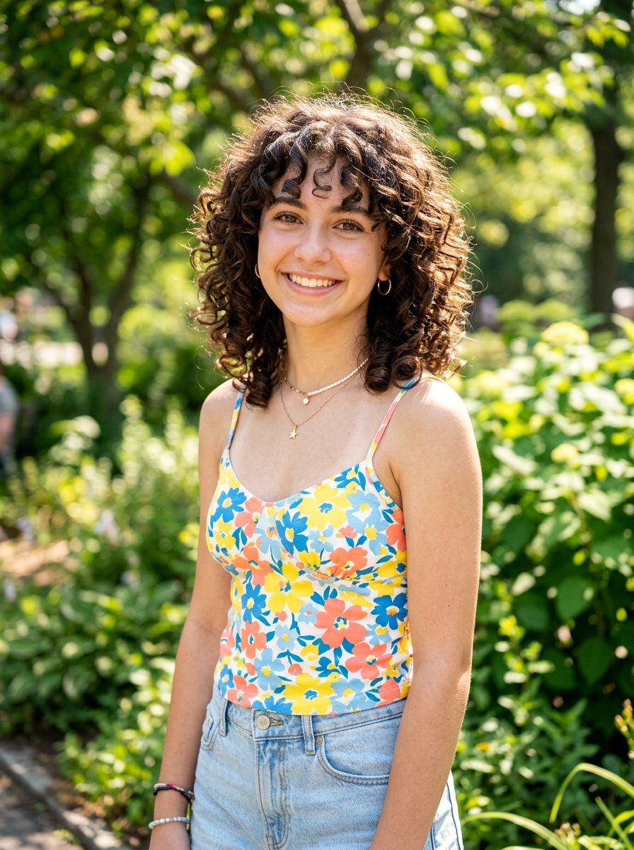 Curly Shoulder Length Shag - 20 teen girls shoulder length shag haircut - 20 teen girls shoulder length shag haircut