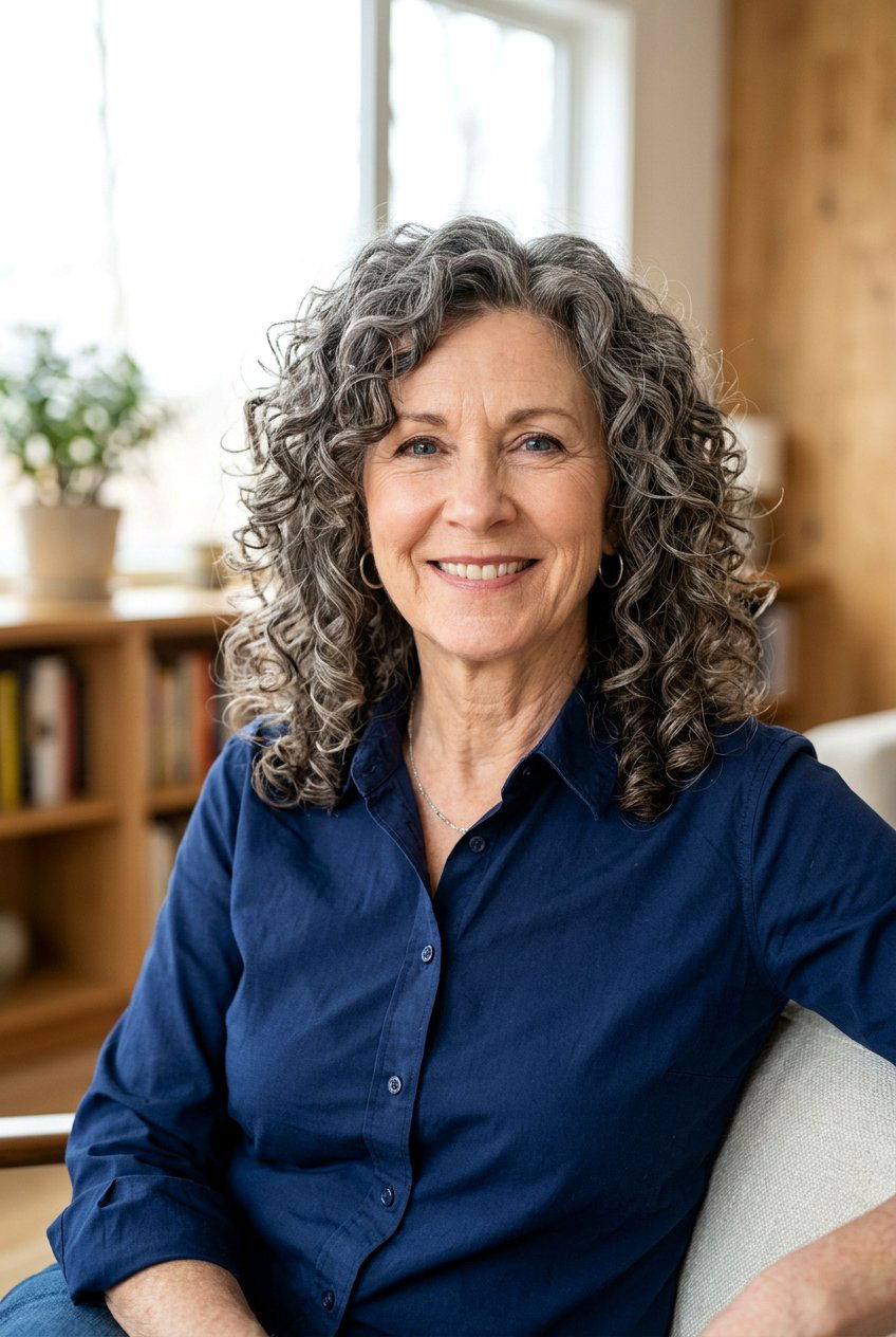 Curly Shoulder Length Shag For Women Over 50 - 20 curly shag for women over 50 - 20 curly shag for women over 50