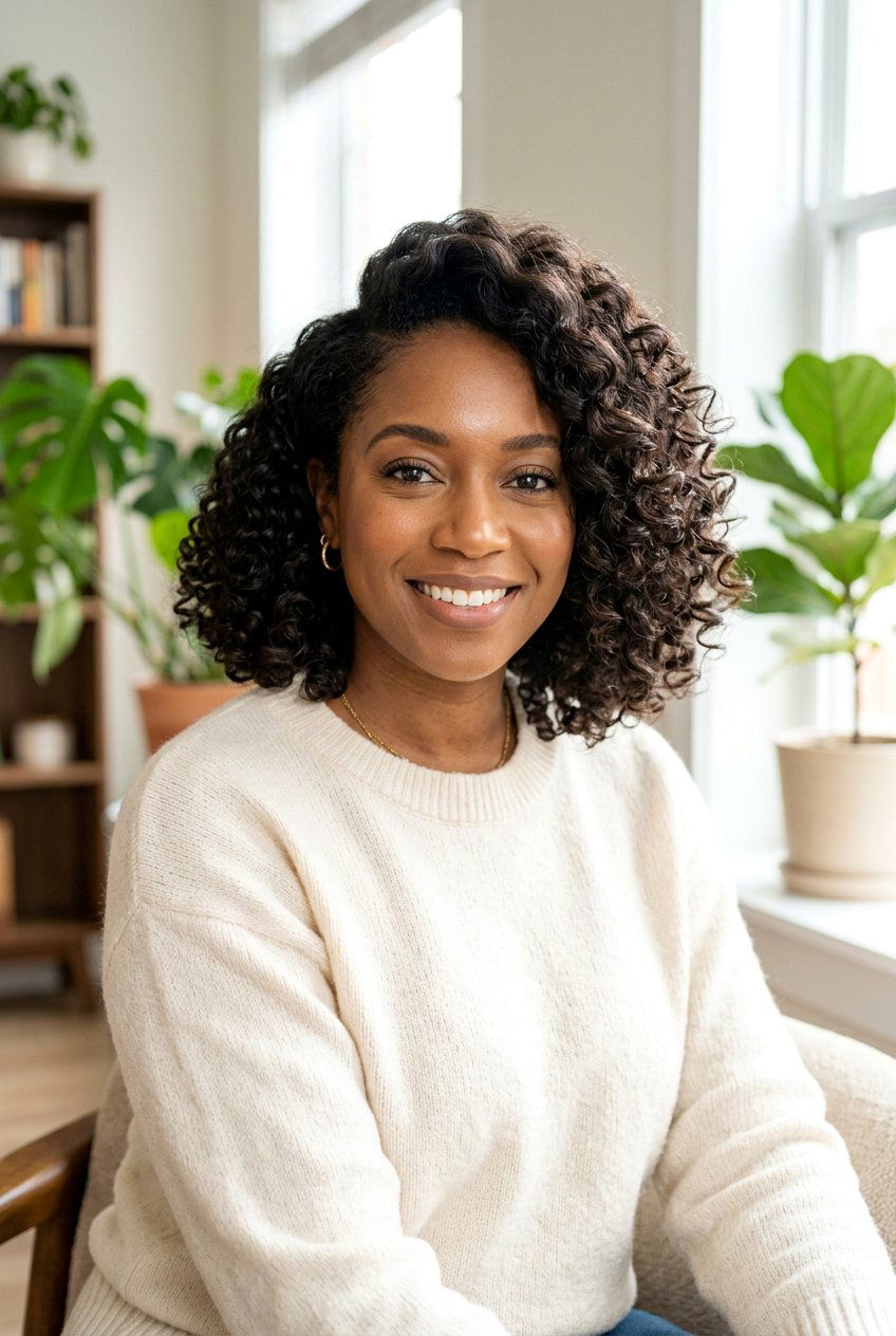 Curly Side Part Bob For Thick Hair - 20 low maintenance short haircut for thick hair - 20 low maintenance short haircut for thick hair