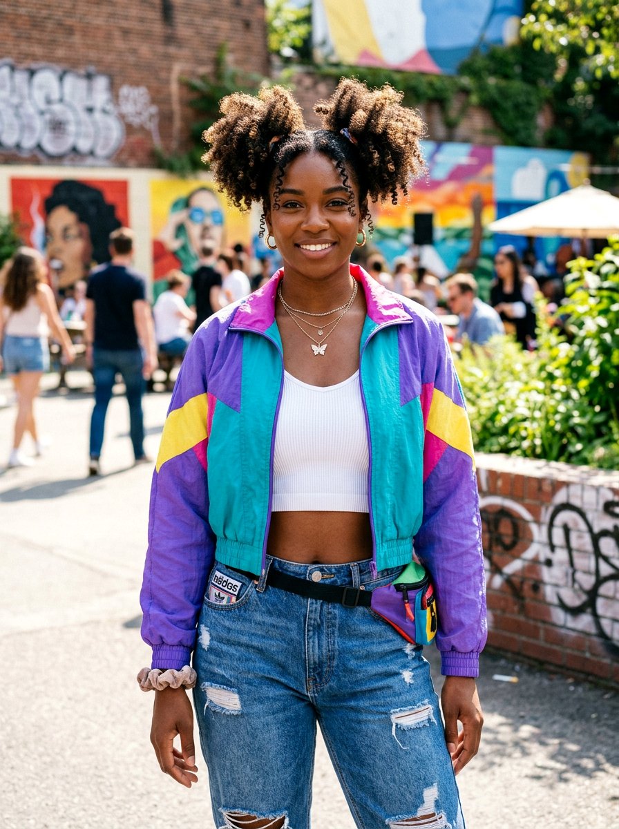 Curly Space Buns - 20 recital hairstyles for curly hair - 20 recital hairstyles for curly hair