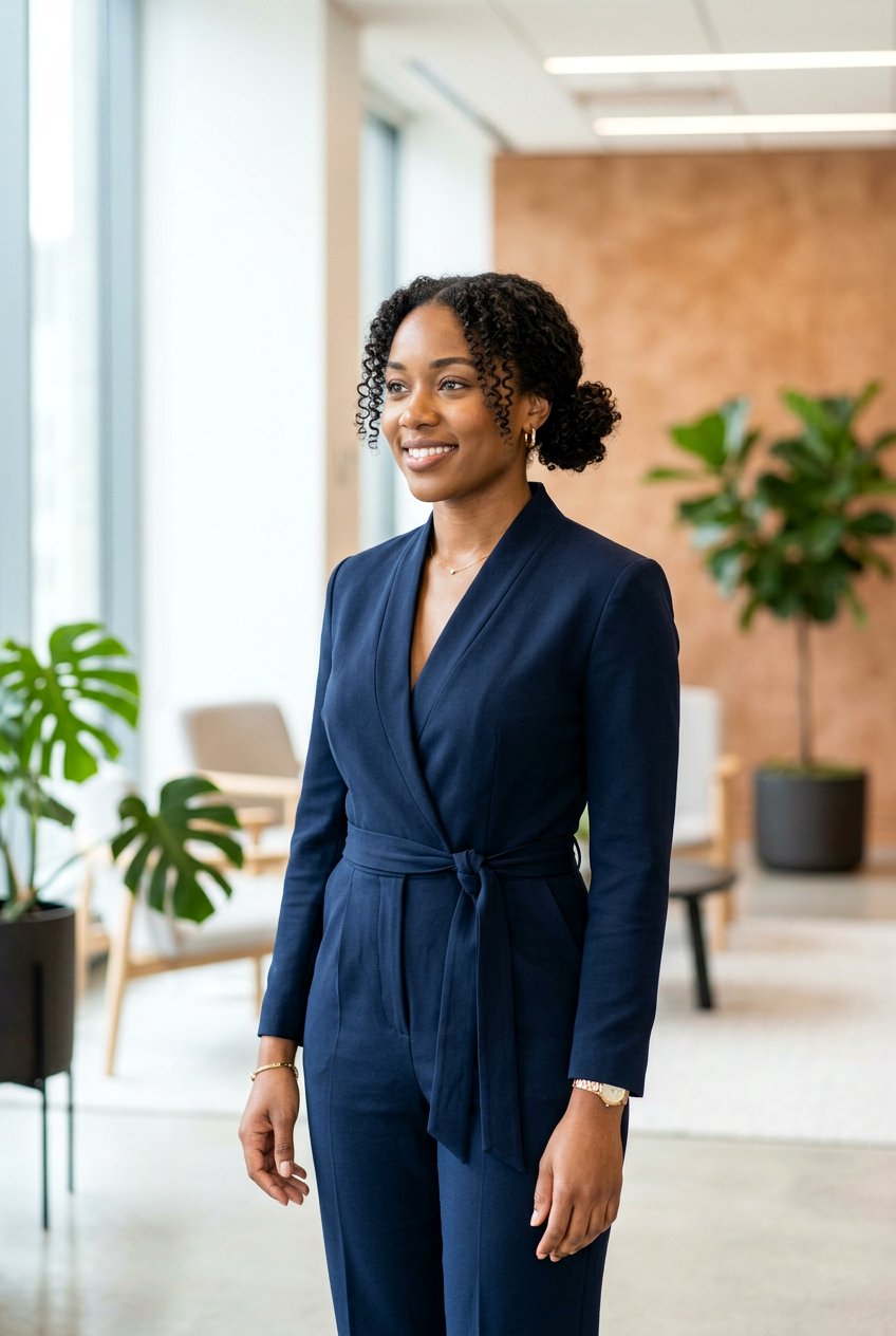 Curly Space Buns - 20 office hairstyle for curly shoulder length hair - 20 office hairstyle for curly shoulder length hair