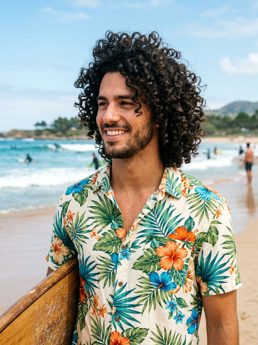 Curly Surfer Flow - 20 surfer flow haircut men - 20 surfer flow haircut men