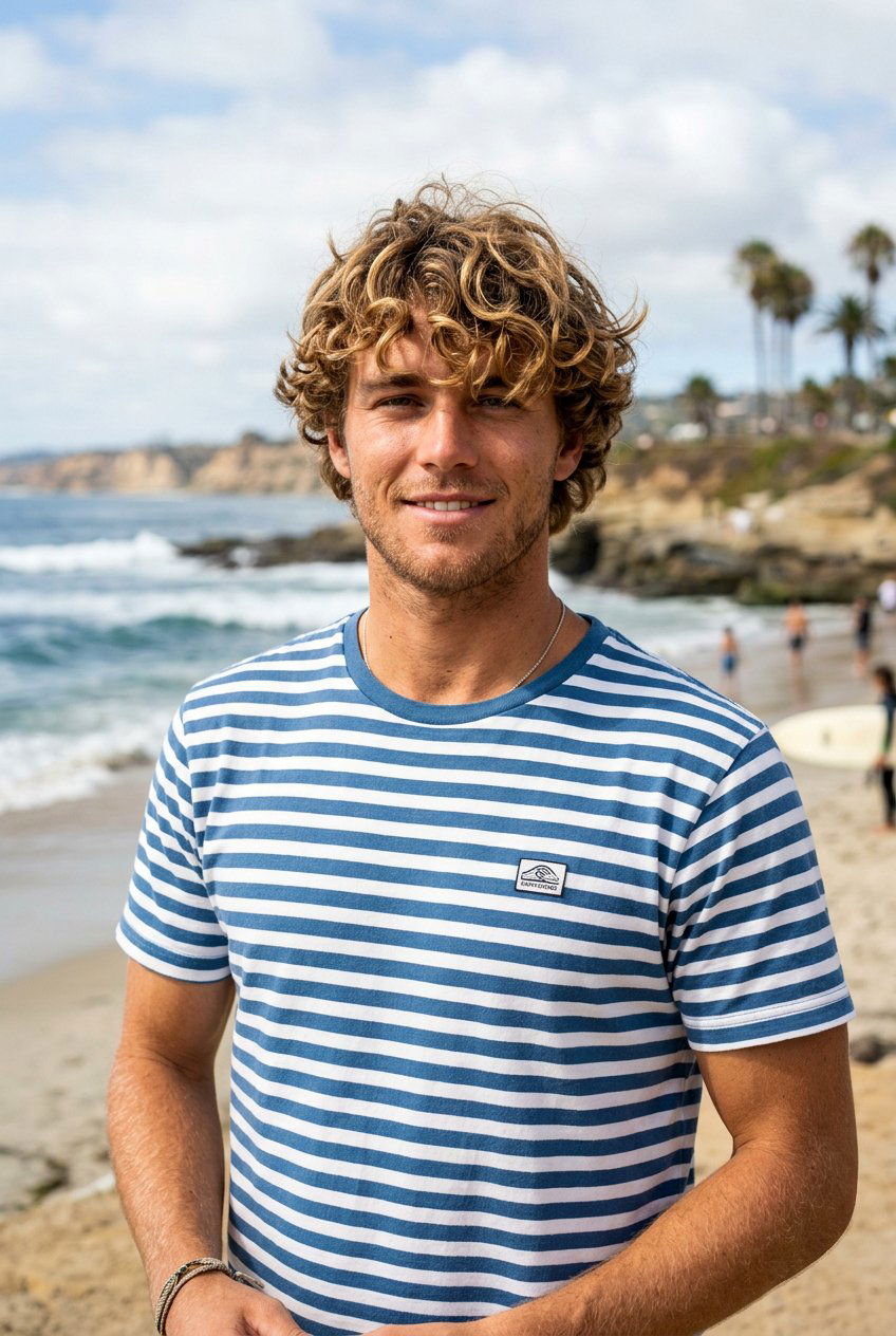 Curly Surfer Fringe - 20 surfer flow for wavy hair men - 20 surfer flow for wavy hair men