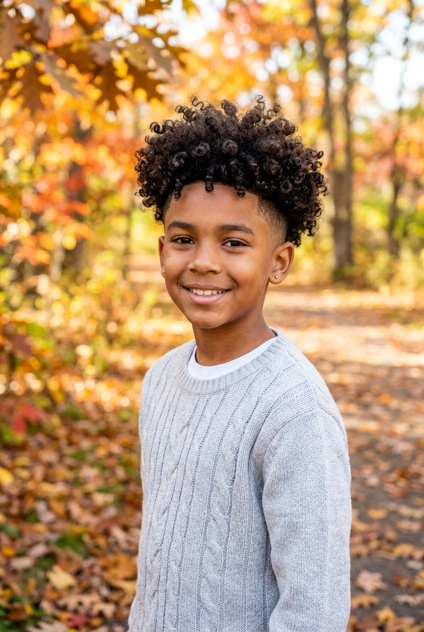Curly Taper Fade Boys - 20 boys haircut ideas for school - 20 boys haircut ideas for school