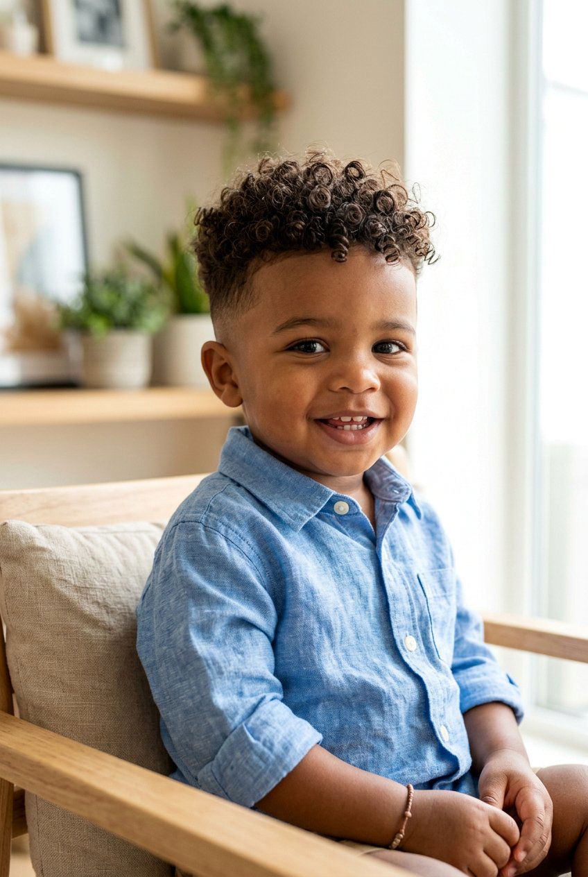 Curly Taper Fade For Boys - 20 baby boy haircut for curly hair - 20 baby boy haircut for curly hair