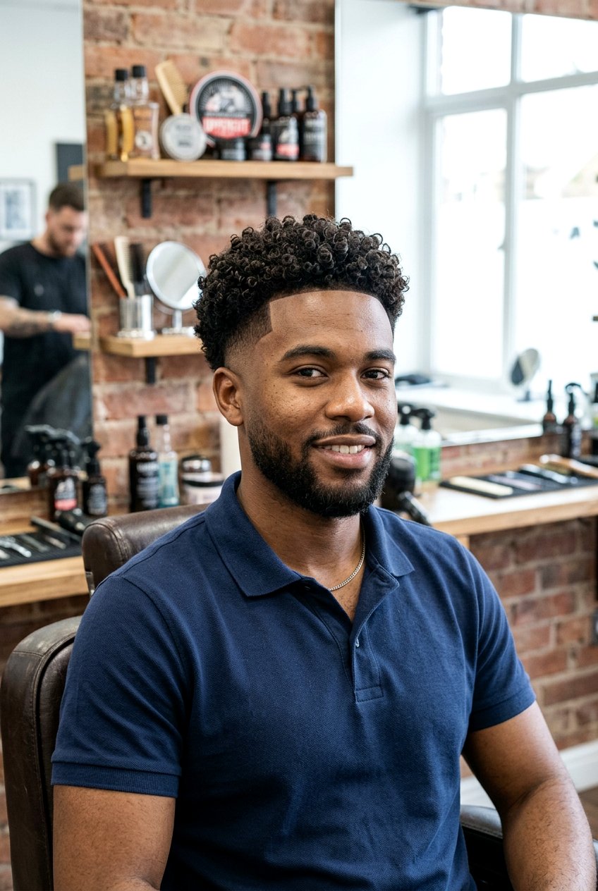 Curly Taper Fade - 20 mens haircut for curly medium hair - 20 men’s haircut for curly medium hair