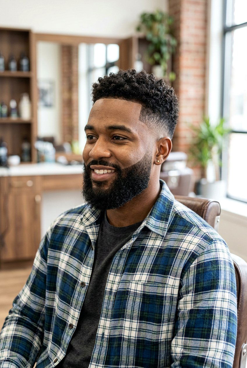 Curly Taper With Beard - 20 men curly taper for business casual - 20 men curly taper for business casual