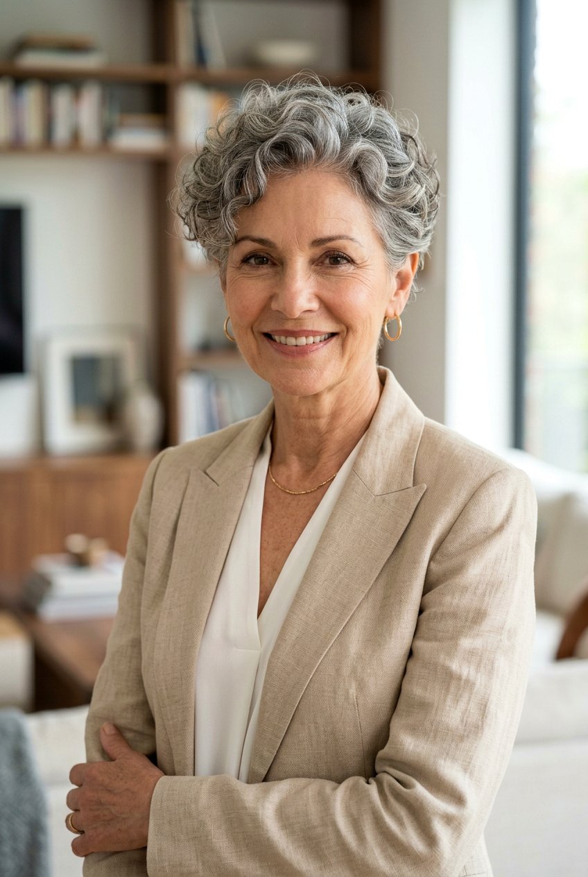 Curly Tapered Pixie - 20 curly pixie for mature women - 20 curly pixie for mature women