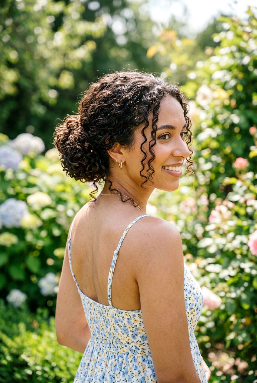 Curly Textured Bun For Fine Hair - 20 textured bun for fine hair - 20 textured bun for fine hair