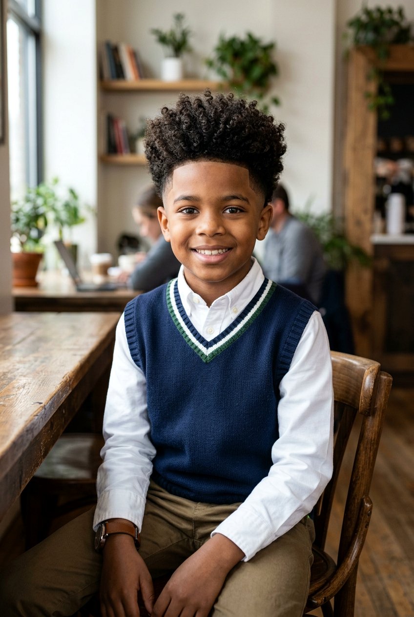 20 Trendy Boys Fade Haircut For Curly Hair Styles Today