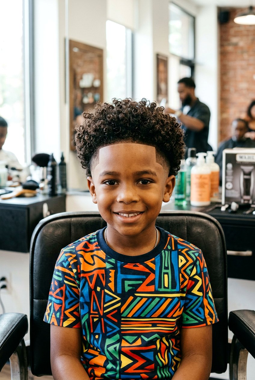 Curly Top Lineup - 20 boys lineup haircut ideas - 20 boys lineup haircut ideas