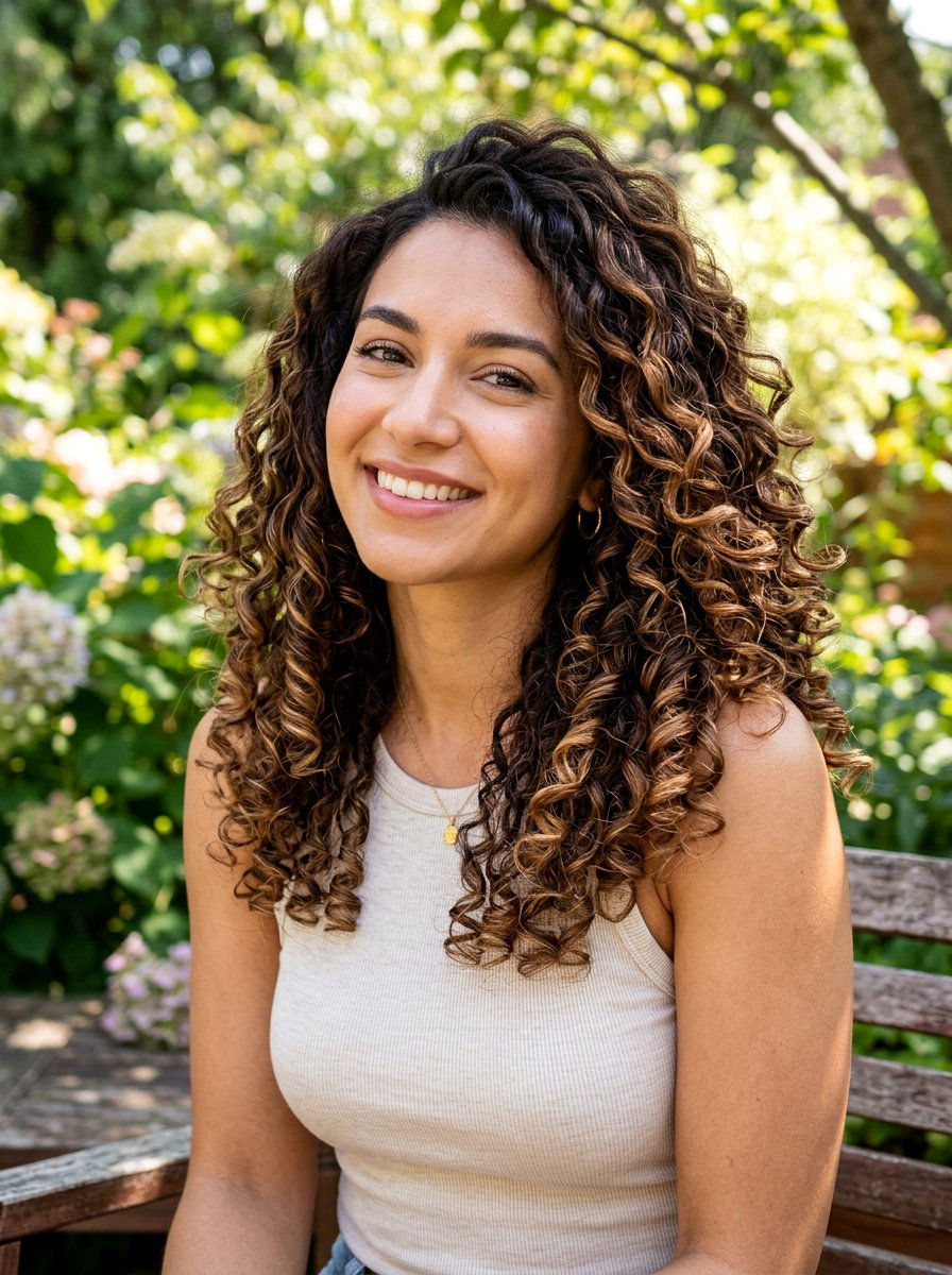 Curly Truffle Brunette Balayage - 20 truffle brunette balayage - 20 truffle brunette balayage