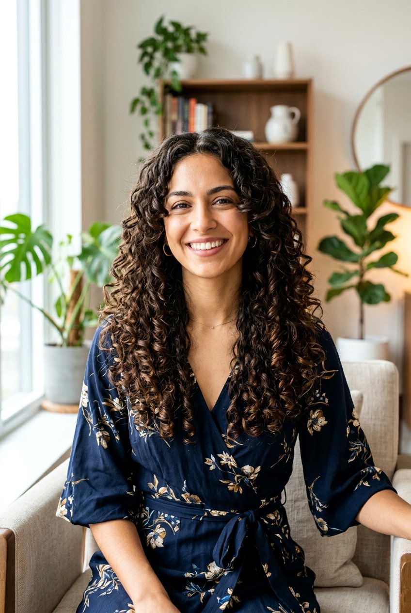 Curly U Shape Cut with Face Framing Layers - 20 curly cut with face framing pieces - 20 curly cut with face framing pieces