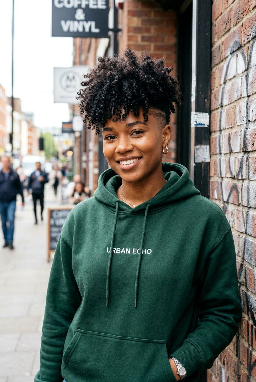 Curly Undercut - 20 black women short haircut ideas - 20 black women short haircut ideas